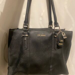 Steve Madden Black Tote Bag